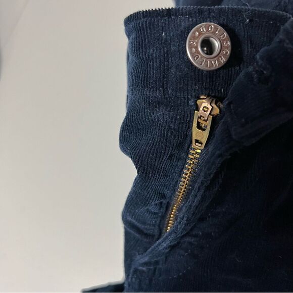 AG Adriano Goldschmied Stevie Slim Straight Corduroy Pants in Dark Navy - Picture 10 of 13